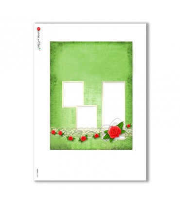 ALBUM-L-0050. Rice Paper album for decoupage.