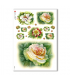 FLOWERS-0133. Carta di riso fiori per decoupage.