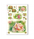 FLOWERS-0136. Carta di riso fiori per decoupage.