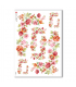 FLOWERS-0139. Carta di riso fiori per decoupage.