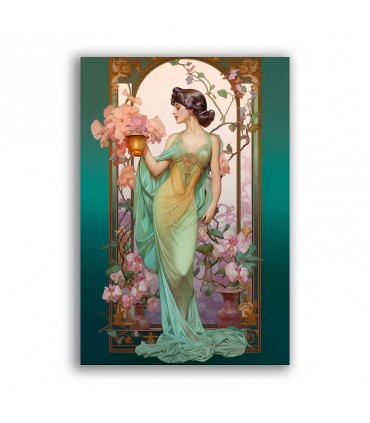 GF-ART NOUVEAU-035. Papel de arroz de gran tamaño