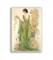 GF-ART NOUVEAU-043. Papel de arroz de gran tamaño