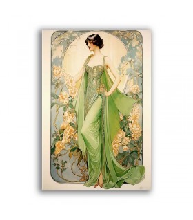 GF-ART NOUVEAU-046. Rice paper large format