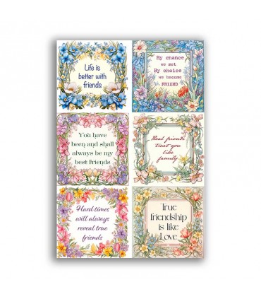 GF-FRASES-010. Papel de arroz de gran tamaño