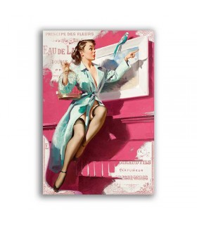 GF-PIN-UP-023. Carta di riso grande formato