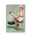 GF-PIN-UP-024. Rice paper large format