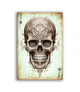 GF-SKULLS-038. Rice paper large format