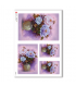 FLOWERS-0153. Carta di riso fiori per decoupage.