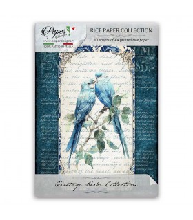 Vintage Birds - Colecciones de papel de arroz para decoupage