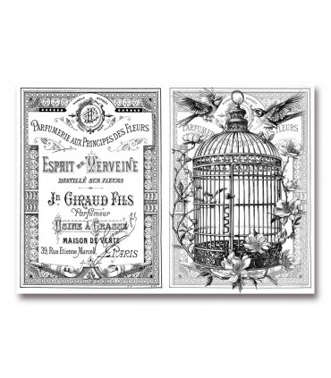 Vintage Birds - Colecciones de papel de arroz para decoupage