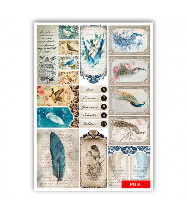 Vintage Birds - Junk Journal Kit
