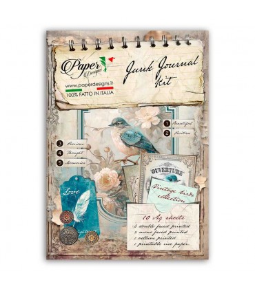 Vintage Birds - Junk Journal Kit