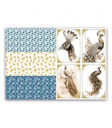 Vintage Birds - Vellum Paper