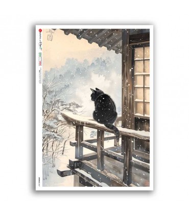 ANIMALS-0267. Carta di riso animali per decoupage.