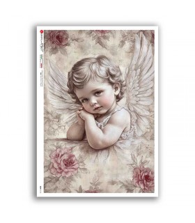 BABY-0113. Carta di riso bambini per decoupage.