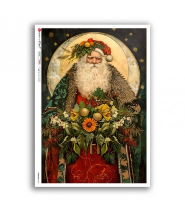 CHRISTMAS-0370. Victorian Christmas Rice Paper for decoupage.