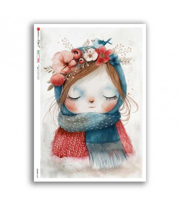 COUNTRY-0088. Carta di riso country per decoupage.