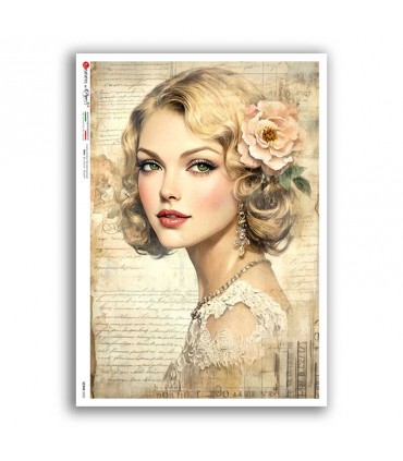 SCENE-0205. Carta di riso pittorico per decoupage.