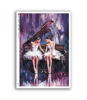 SCENE-0209. Carta di riso pittorico per decoupage.