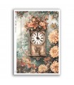 TIME-0060. Carta di riso orologi per decoupage.