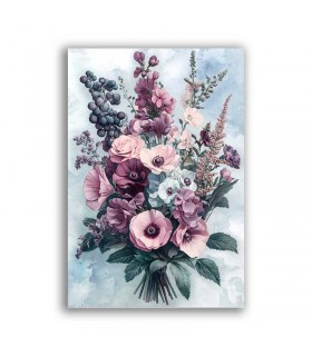 GF-FLOWERS-095. Rice paper large format