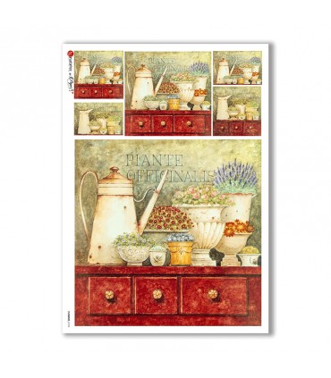 FLOWERS-0182. Rice Paper flowers for decoupage.