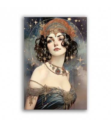 GF-ART NOUVEAU-050. Papel de arroz de gran tamaño