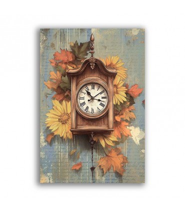 GF-RELOJES-041. Papel de arroz de gran tamaño