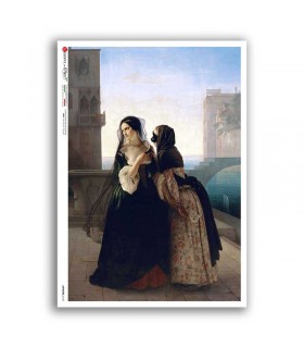 ARTWORK-0149. Carta di riso opere d'arte per decoupage.