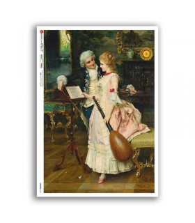 ARTWORK-0151. Carta di riso opere d'arte per decoupage.