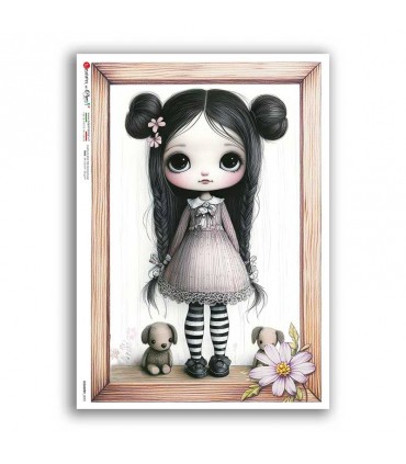 COUNTRY-0092. Papel de Arroz country para decoupage.