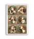 NOUVEAU-0072. Art nouveau Rice Paper for decoupage.