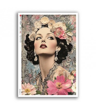 OLD-PHOTOS-0126. Victorian Rice Paper for decoupage.