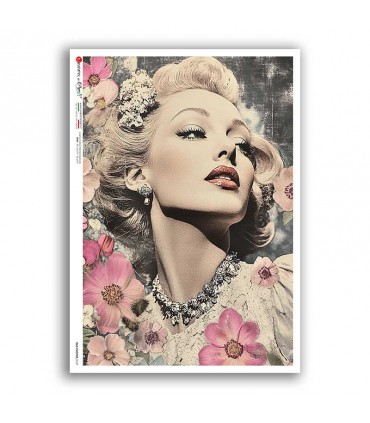 OLD-PHOTOS-0127. Victorian Rice Paper for decoupage.