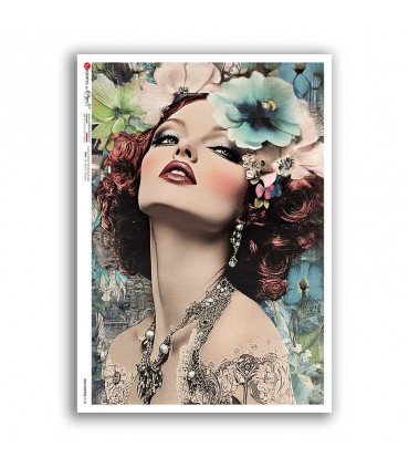 OLD-PHOTOS-0128. Victorian Rice Paper for decoupage.