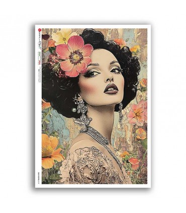 OLD-PHOTOS-0129. Victorian Rice Paper for decoupage.