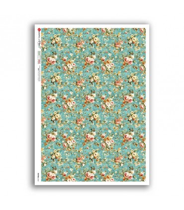 PATTERN-0260. Carta di riso texture per decoupage.