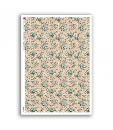 PATTERN-0264. Carta di riso texture per decoupage.