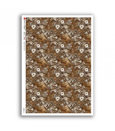 PATTERN-0267. Carta di riso texture per decoupage.