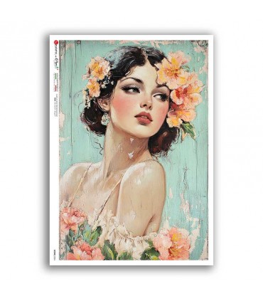 SCENE-0224. Papel de Arroz pictórico para decoupage.