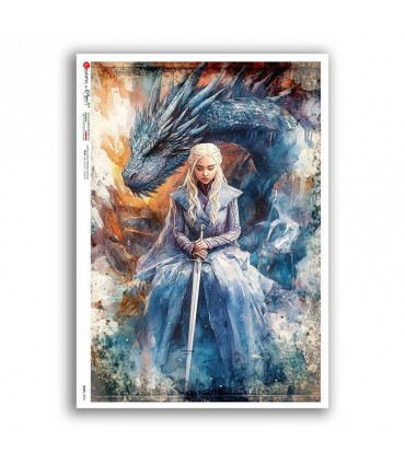 TALES-0054. Carta di riso fiabe per decoupage.