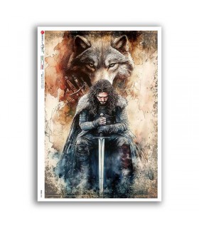 TALES-0055. Carta di riso fiabe per decoupage.