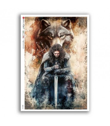 TALES-0055. Carta di riso fiabe per decoupage.