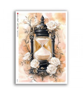 TIME-0064. Watches Rice paper  for the decoupage.