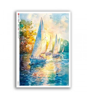 VEHICLES-0087. Vehicles Rice Paper for decoupage.