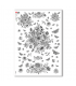 FLOWERS-0199. Papel de Arroz victoriano flores para decoupage.