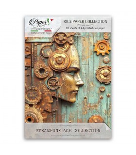 Steampunk Age - Collezioni di Carta di Riso per decoupage