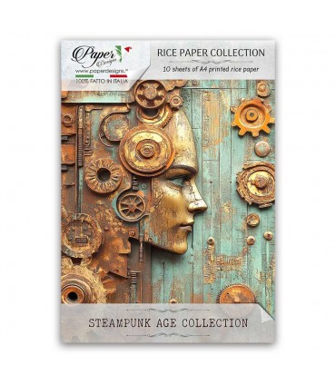 Steampunk Age - Collezioni di Carta di Riso per decoupage