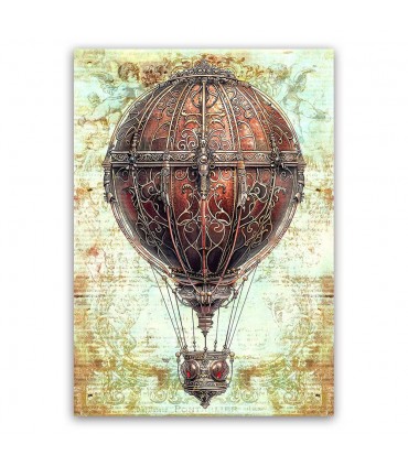 Steampunk Age - Collezioni di Carta di Riso per decoupage