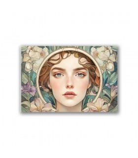 GF-ART NOUVEAU-053. Rice paper large format